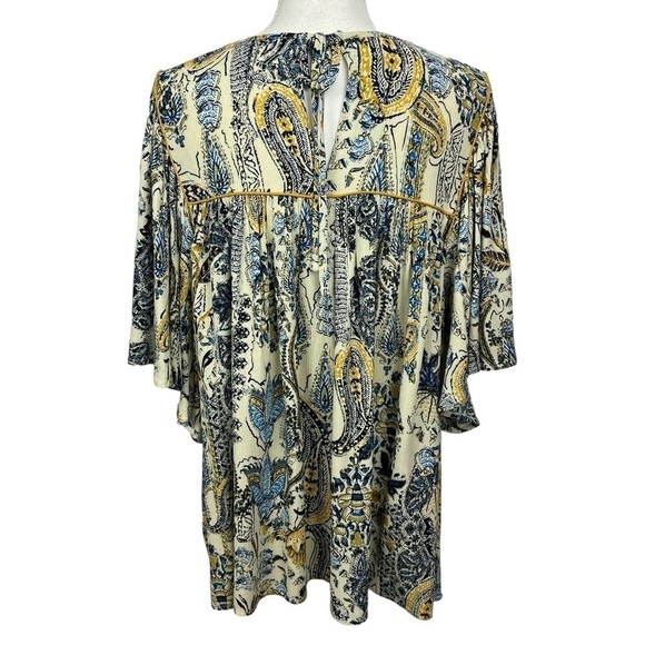 Maurice’s Women’s Pullover Boho Peasant Top Sz 2X Multi Colors Flutter Sleeves - Picture 5 of 16